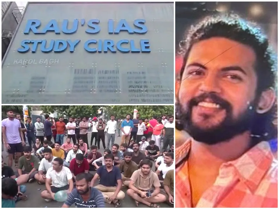  दिल्ली कोचिंग सेंटर हादसा (फोटो- IANS) 