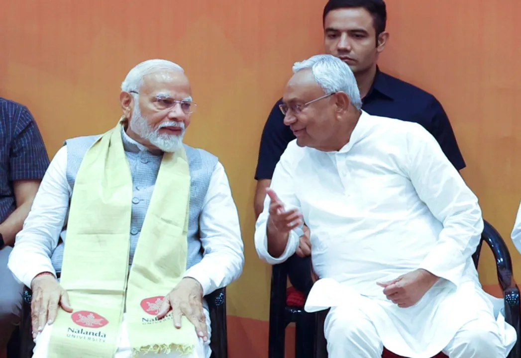  प्रधानमंत्री नरेंद्र मोदी और बिहार के सीएम नीतीश कुमार (IANS) 