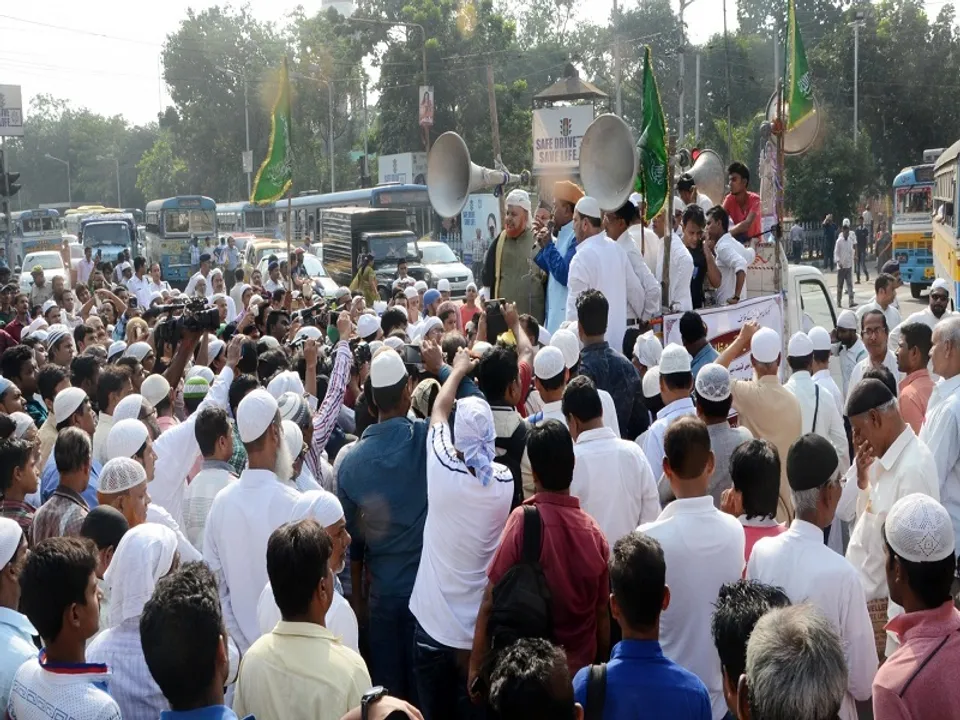  Muslims stage a demonstration against Uniform Civil Code in Kolkata (File Photo, IANS) 