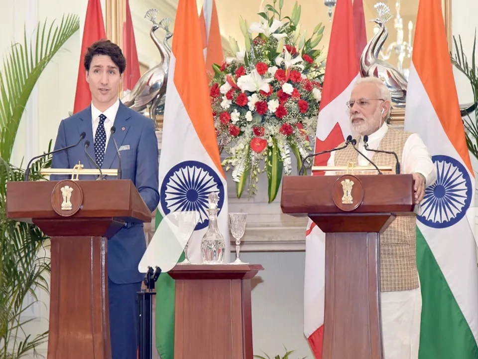  कनाडाई पीएम जस्टिन ट्रूडो और प्रधानमंत्री नरेंद्र मोदी (फाइल फोटो- IANS) 