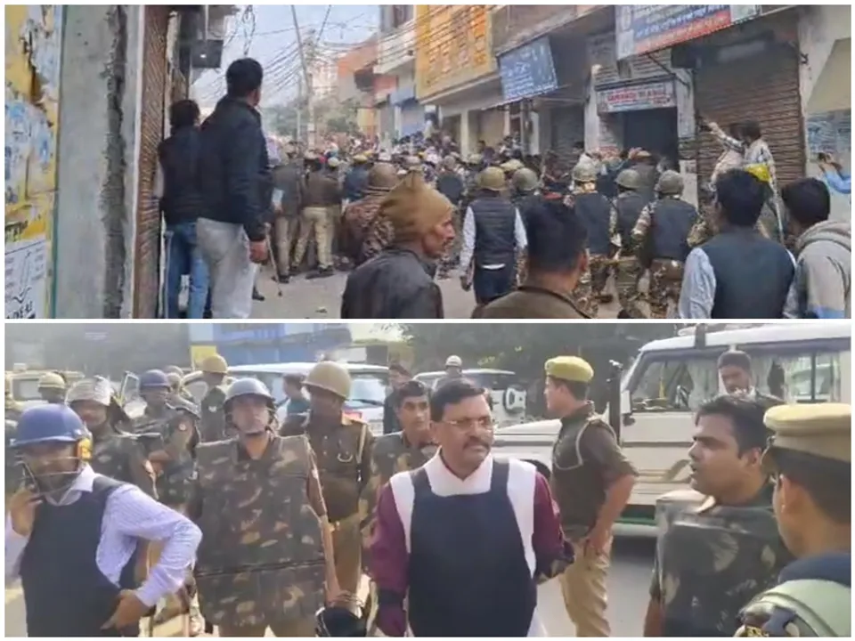  संभल में जामा मस्जिद के सर्वे को लेकर हिंसा: 3 लोगों की मौत, 15 हिरासत में लिए गए (फोटो- IANS)
 