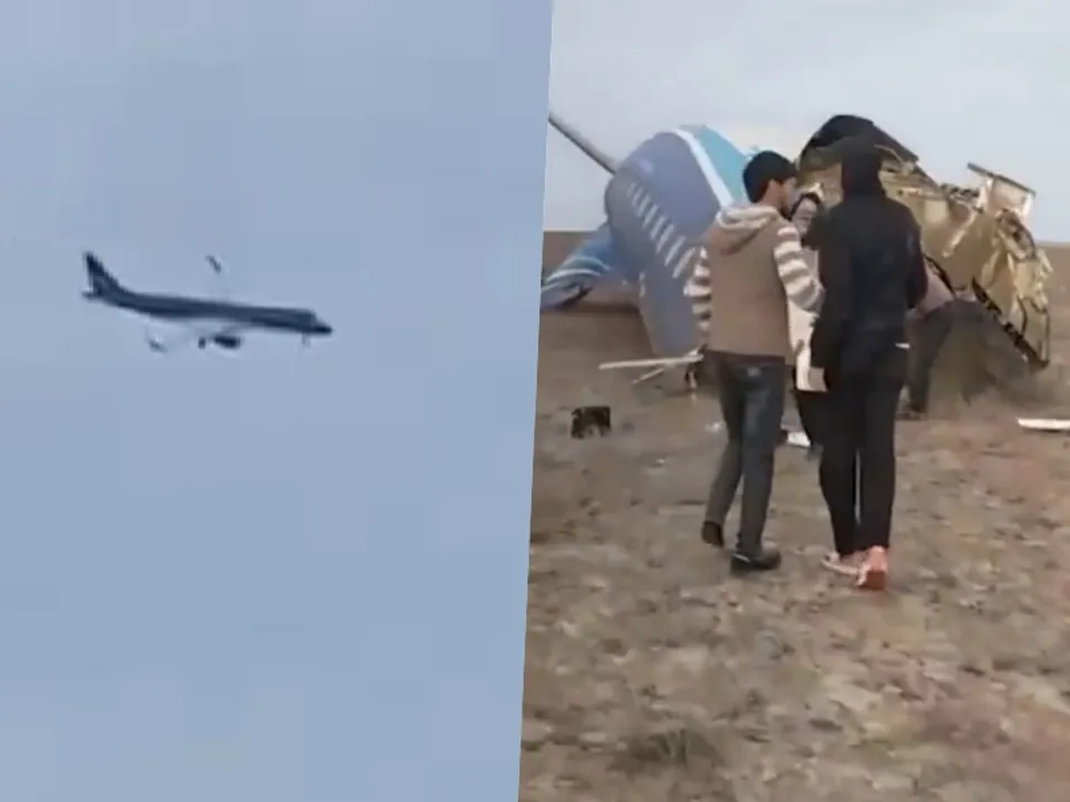  अजरबैजान एयरलाइंस का यात्री विमान कजाकिस्तान में हुआ क्रैश, 38 यात्रियों की मौत