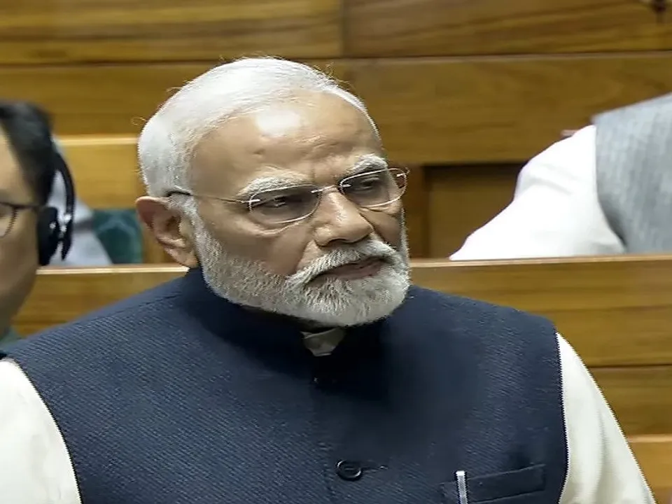  लोक सभा में प्रधानमंत्री नरेंद्र मोदी (फोटो- IANS) 