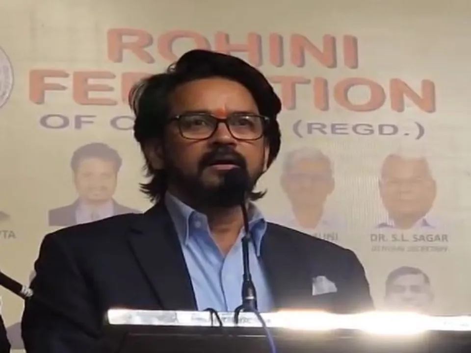  अनुराग ठाकुर। फोटोः IANS 