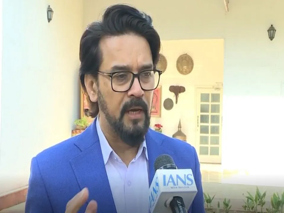  अनुराग ठाकुर। फोटोः IANS 