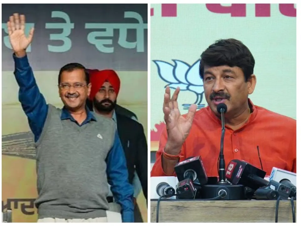  arvind kejriwal and manoj tiwari , Photo: Canva  