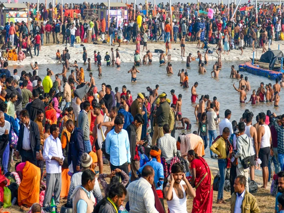  प्रयागराज में 26 फरवरी तक चलेगा कुम्भ मेला (फोटो- IANS) 