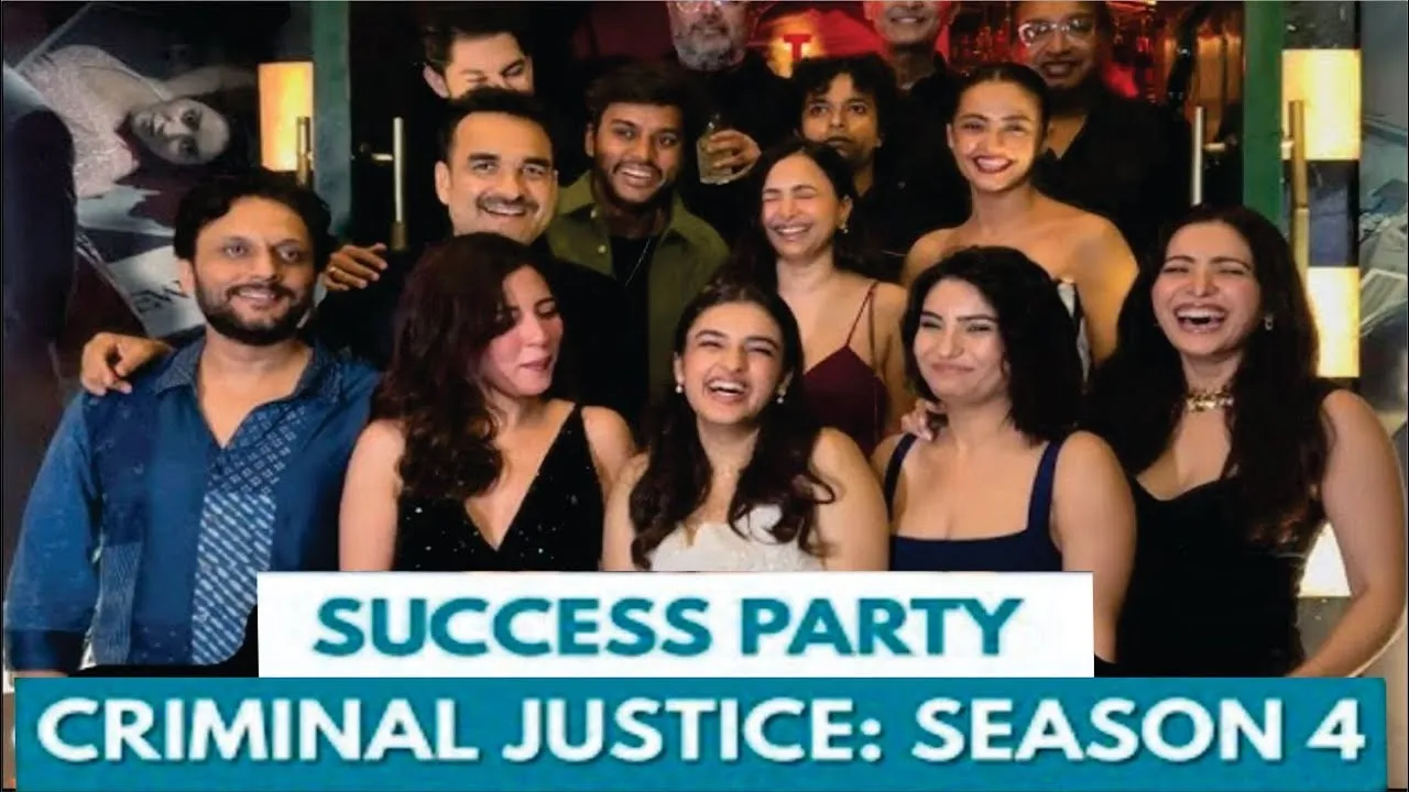 Criminal Justice 4 Success Party Pankaj Tripathi & Cast Celebrate the Hit