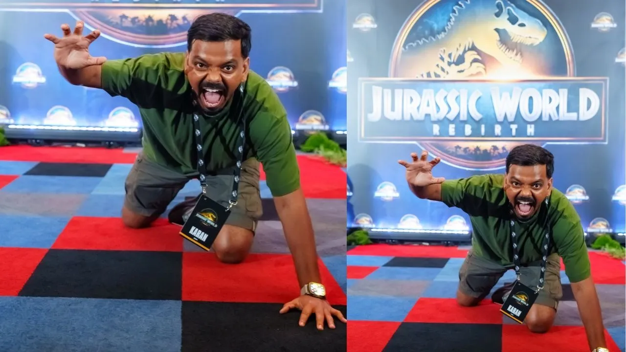 Karan Sonavane Attends Thailand Launch of Jurassic World Rebirth Event