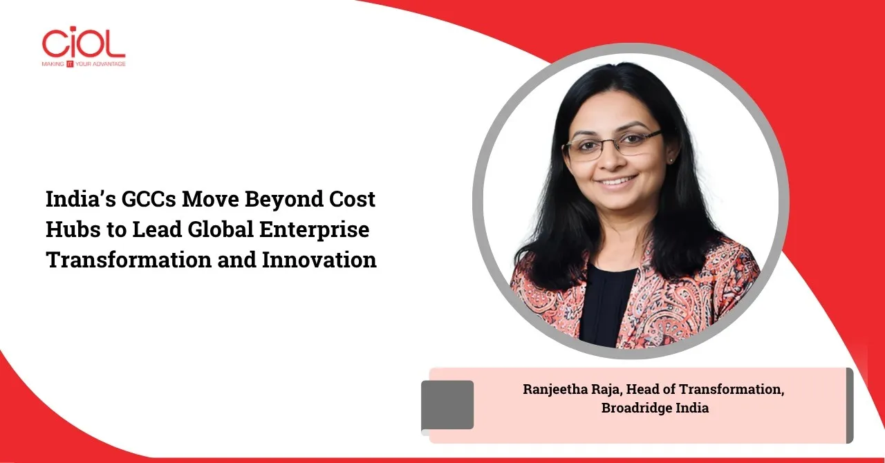 Ranjeetha Raja, Head of Transformation, Broadridge India