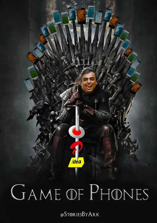 twittGame of phones reliance jio