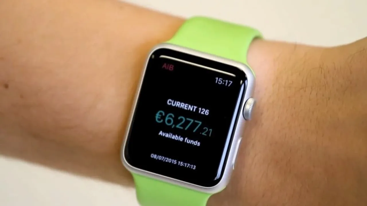 mobile app bank balance on apple watch