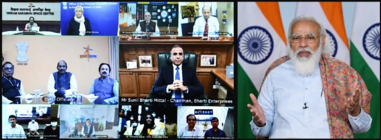 PM Modi interacts with ISRO, Space Industries and startups to encourage private sector participation