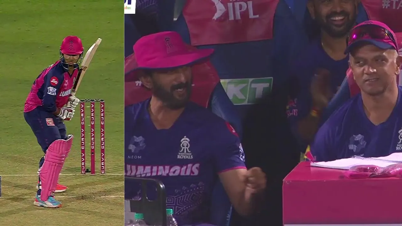 Vaibhav Suryavanshi And Rahul Dravid