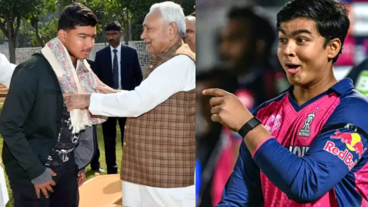 Vaibhav Suryavanshi with nitish kumar ipl 2025 (1)