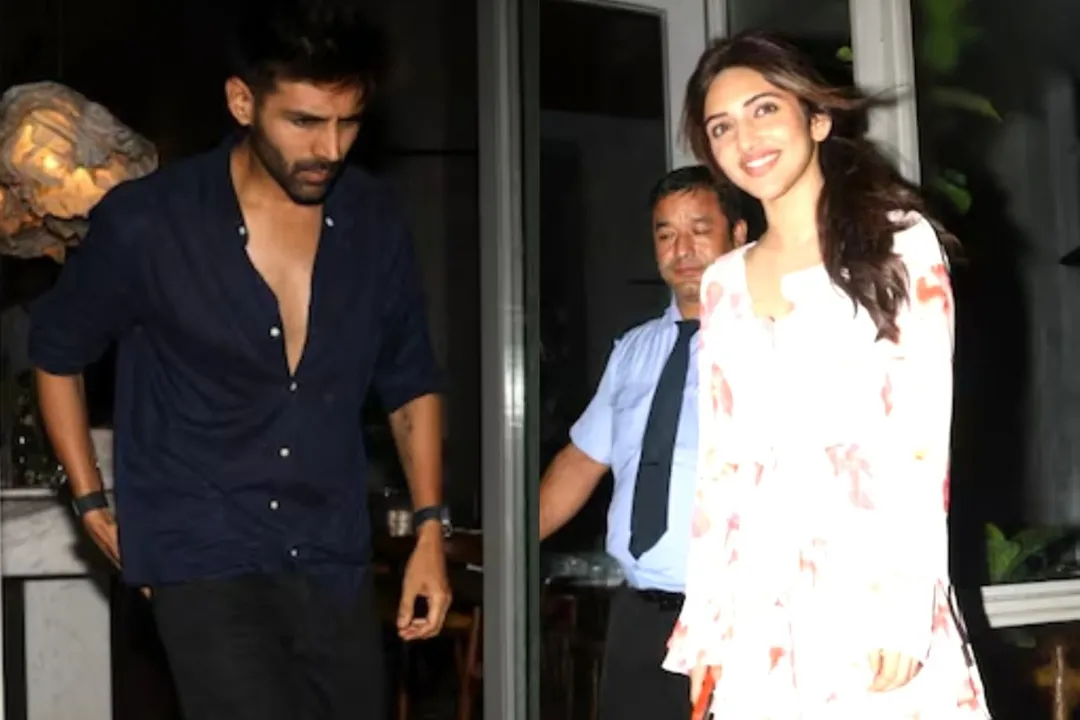 Kartik Aaryan and Sreeleela on Dinner date in Mumbai