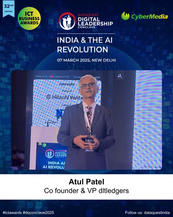 Atul Patel, co founder & VP dltledgers