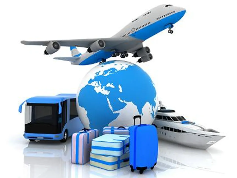 Plane Boat Coach Suitcase Travel