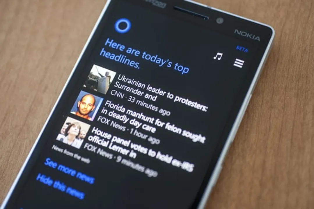 Cortana news headlines