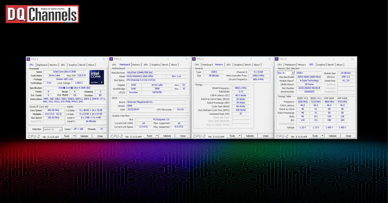 ADATA and XPG DDR5 CUDIMM Memory Certified by Motherboard Brands