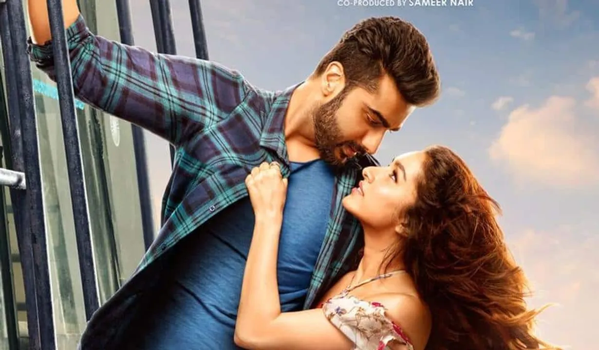arjun kapoor girlfriend shraddha kapoor half poster e cac db e a a c d d