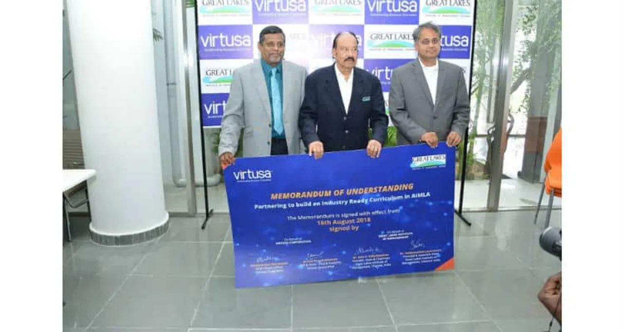 Virtusa MOU with Great Lakes
