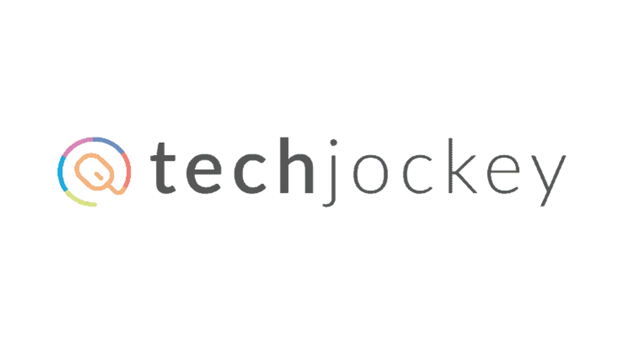 Techjockey logo light bg