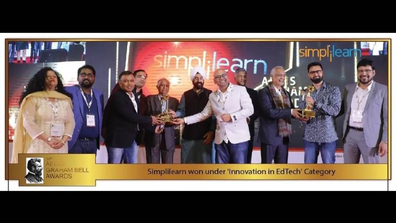 Simplilearn Wins 10th Aegis Graham Bell Award