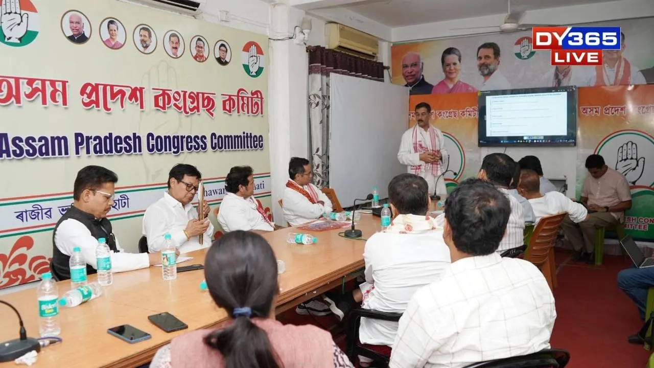 Political Circles Watch Closely as Congress Holds High-Level Meetings in Guwahati