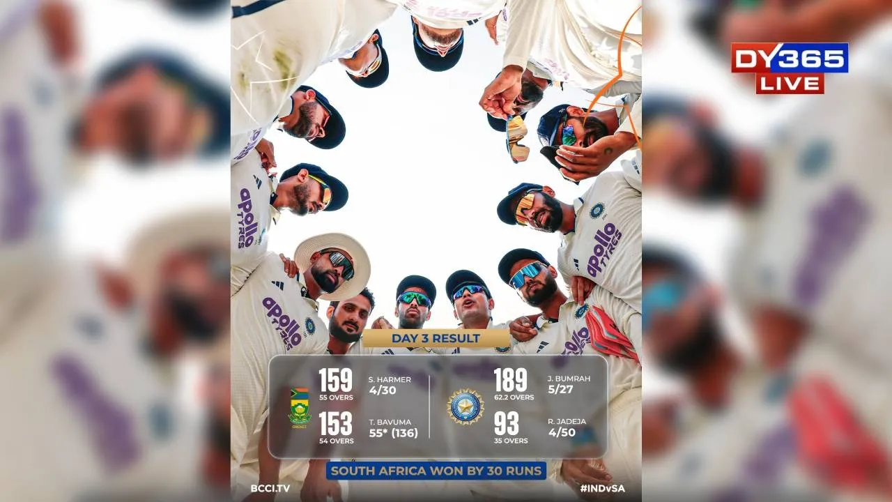 South Africa Stun India by 30 Runs in Low-Scoring Thriller at Eden Gardens, Take 1–0 Lead