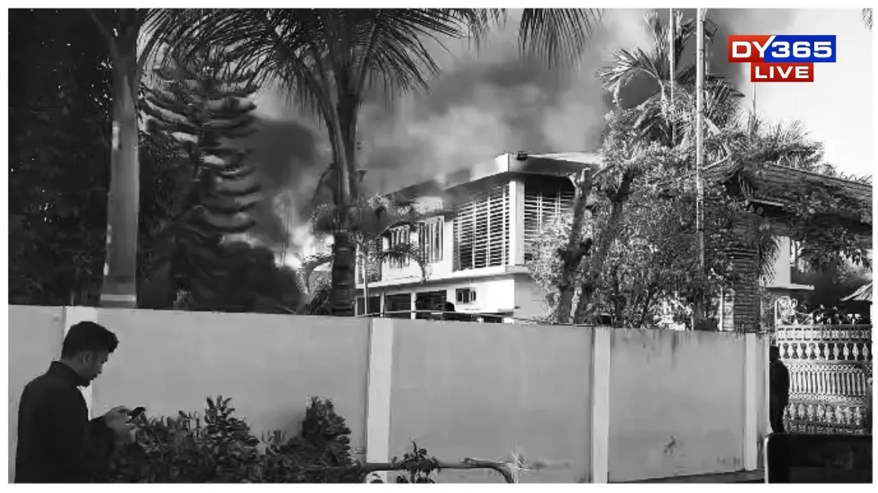  Tuliram Ronghang’s house set ablaze as hunger strike over grazing land eviction turns violent in West Karbi Anglong