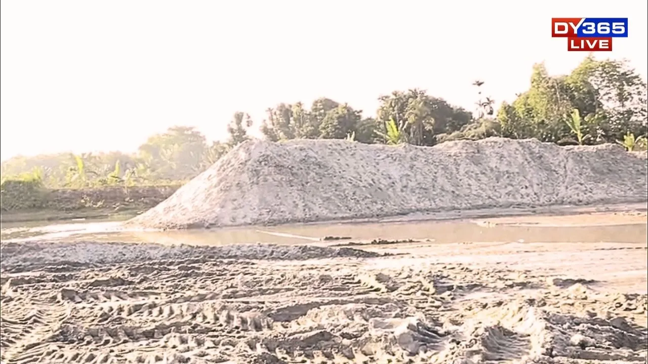  Assam: Mazbat locals protest against forest department against illegal sand mining