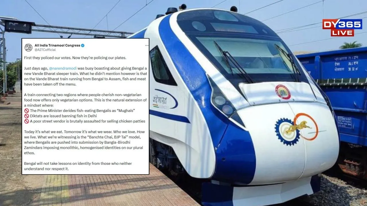  Row Erupts Over Absence of Non-Vegetarian Food on Howrah–Kamakhya Vande Bharat Train