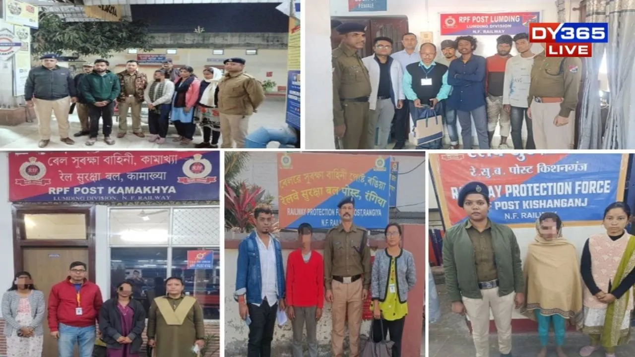  RPF Rescues 12 Vulnerable Passengers Across NFR Network in Five Days