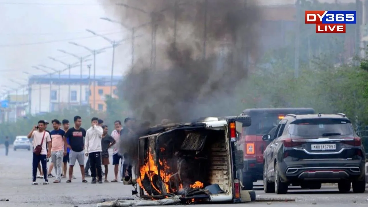  Manipur: Violent Clashes Erupt in Tuibong, Total Shutdown in Churachandpur