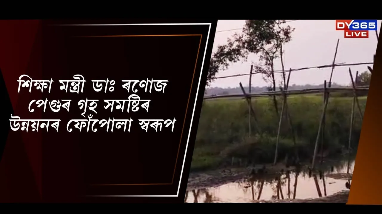  শিক্ষা মন্ত্ৰী ডাঃ ৰণোজ পেগুৰ গৃহ সমষ্টিৰ উন্নয়নৰ ফোঁপোলা স্বৰূপ