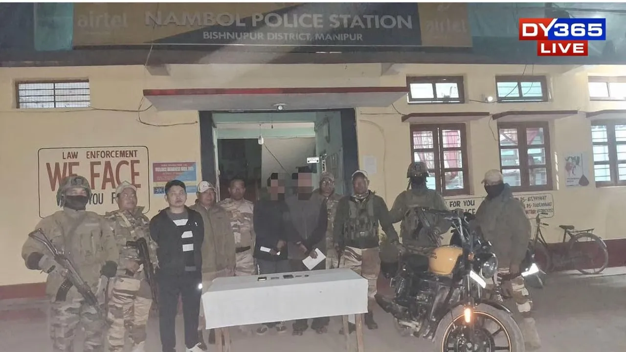  Eight Militants from Banned Groups Arrested in Coordinated Operations Across Manipur