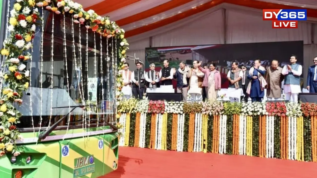  Assam: PM Modi Launches 200 Electric Buses in Guwahati Under National e-Bus Drive