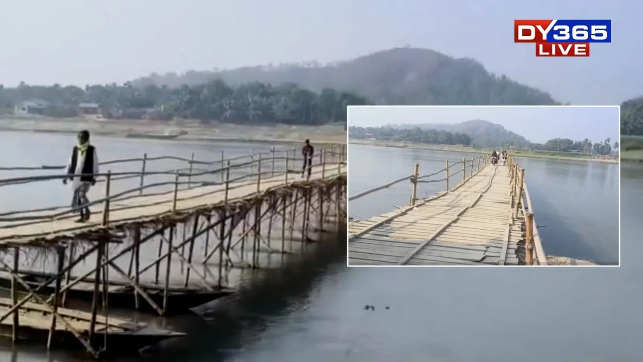  Assam: Barpeta Villagers Allege Fund Misuse, Demand Permanent Bridge Over Manas River
