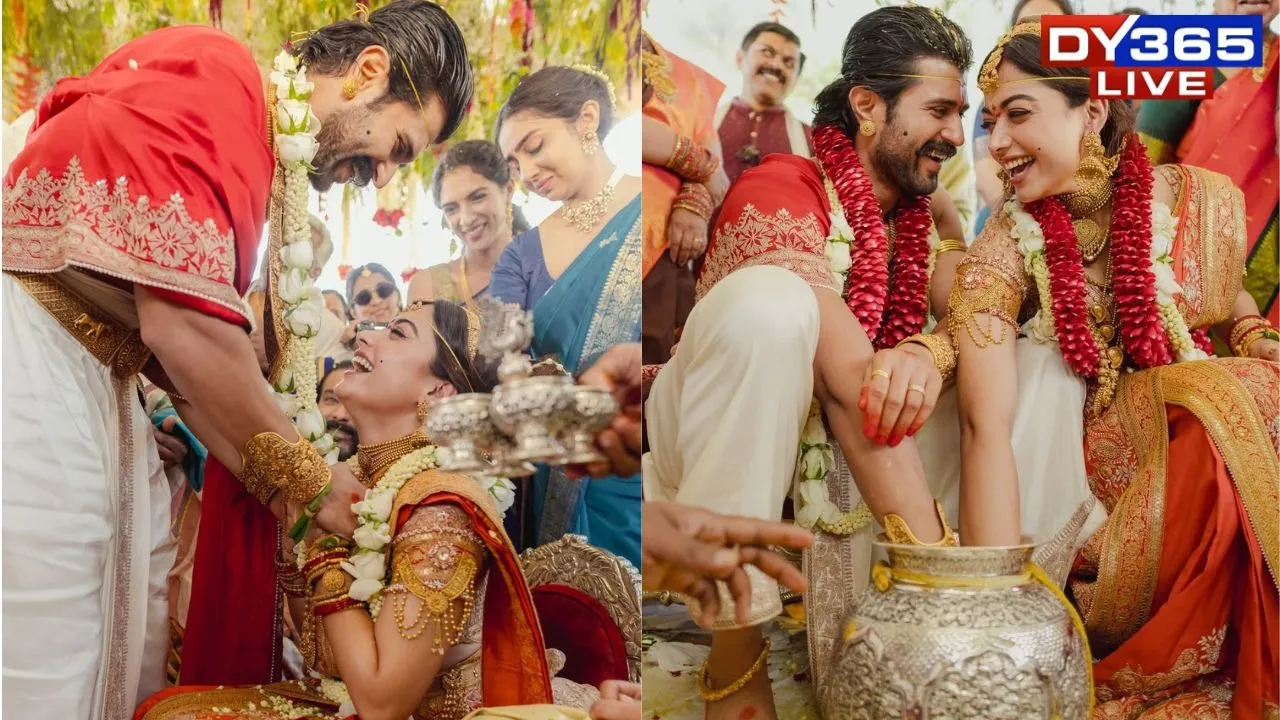  Actors Rashmika Mandanna and Vijay Deverakonda Tie the Knot in Udaipur