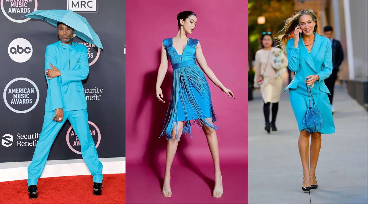 Cerulean Blue Outfits