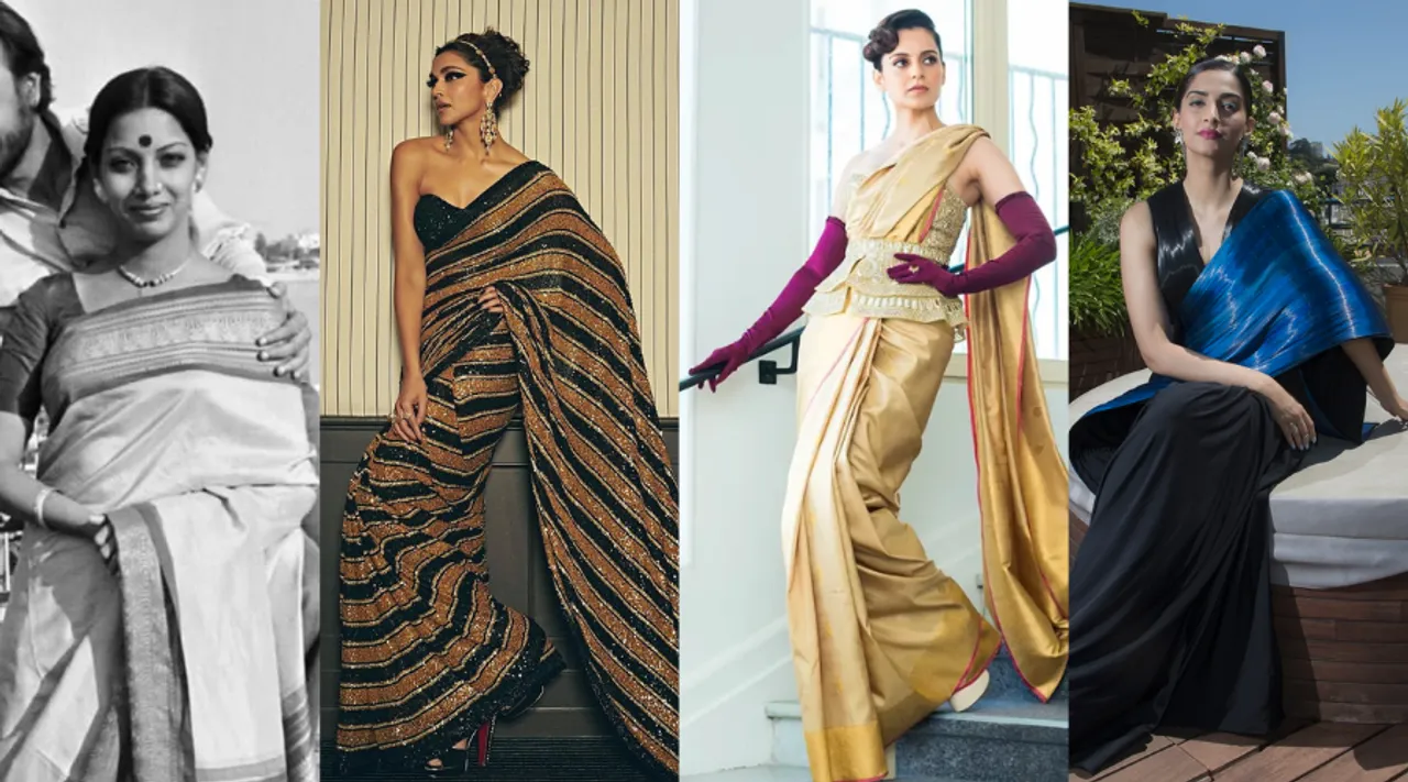 Saris at Cannes