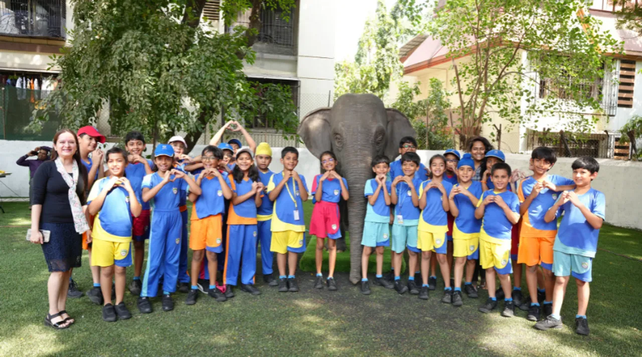 Asia's First Ellie Workshop by PETA India hosted by JBCN International School in Mumbai