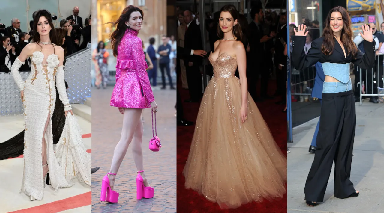 Anne Hathaway Sartorial Streak Is Proof That Our Unproblematic Favourites Can Simply Do No Wrong