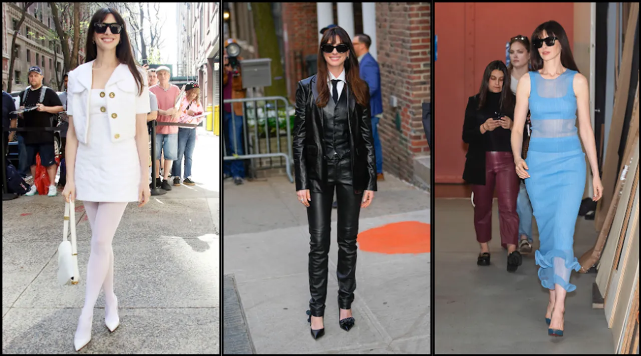 The Idea Of You Press Looks: Anne Hathaway Gives Cool Mom Energy