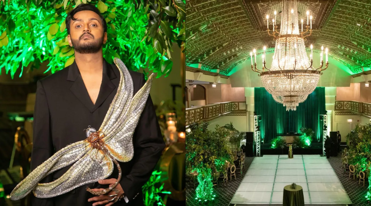 Anip Patel Dazzles In Custom Rahul Mishra At His 34th Birthday Bash In Chicago