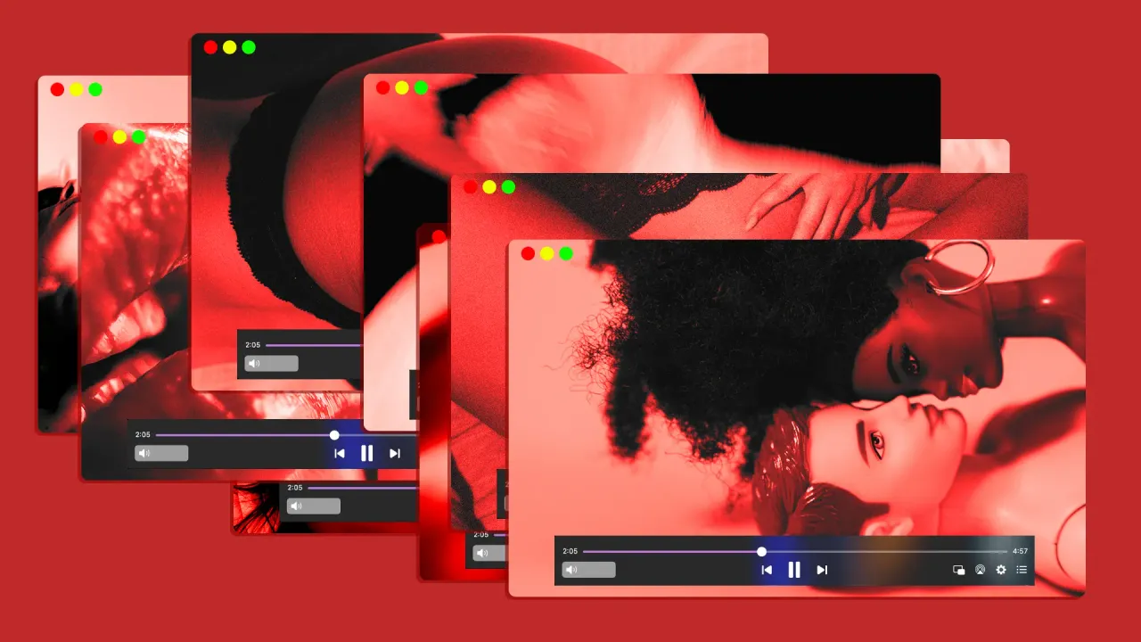  A picture of a screen with multiple tabs of porn open to show how porn consumption in India is growing in India even as pornography in India faces a ban, to show ow how Indians watch porn 