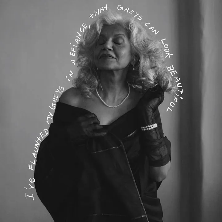 In a world obsessed with youth, women are embracing grey hair 