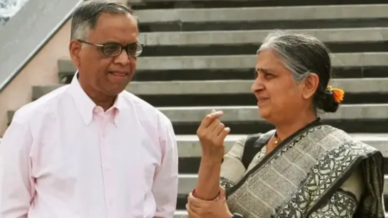 Narayana Murthy Sings 'Can’t Help Falling In Love' for Sudha Murty