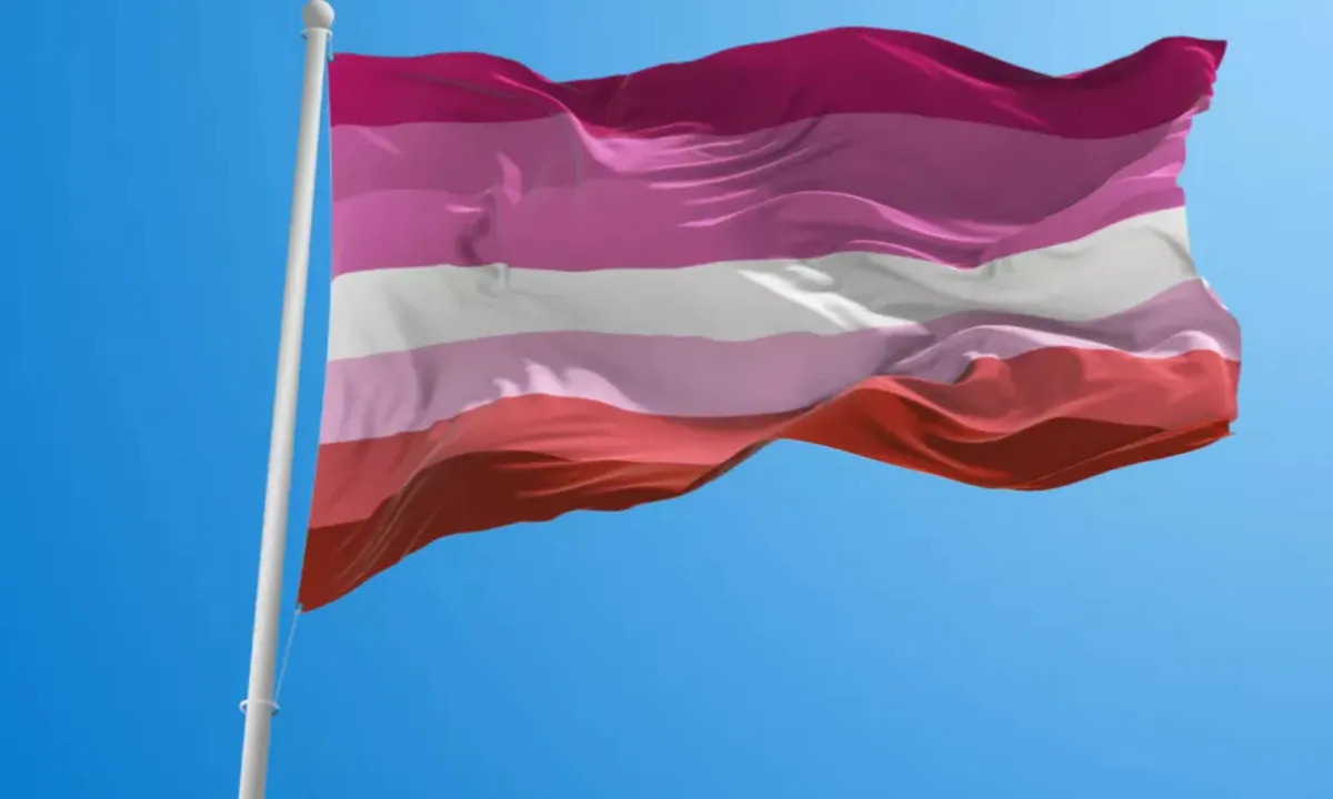 lesbian flag Photograph